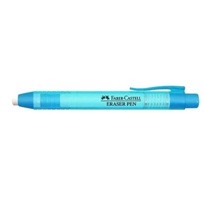 FABER-CASTELL Eraser Pen Holder w/Free Refill 185920 Blue Default Title