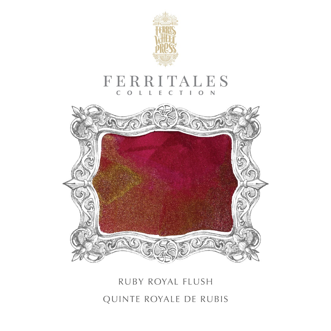 FERRIS WHEEL PRESS Fountain Pen Ink 20ml Ferritales Ruby Royal Flush Default Title