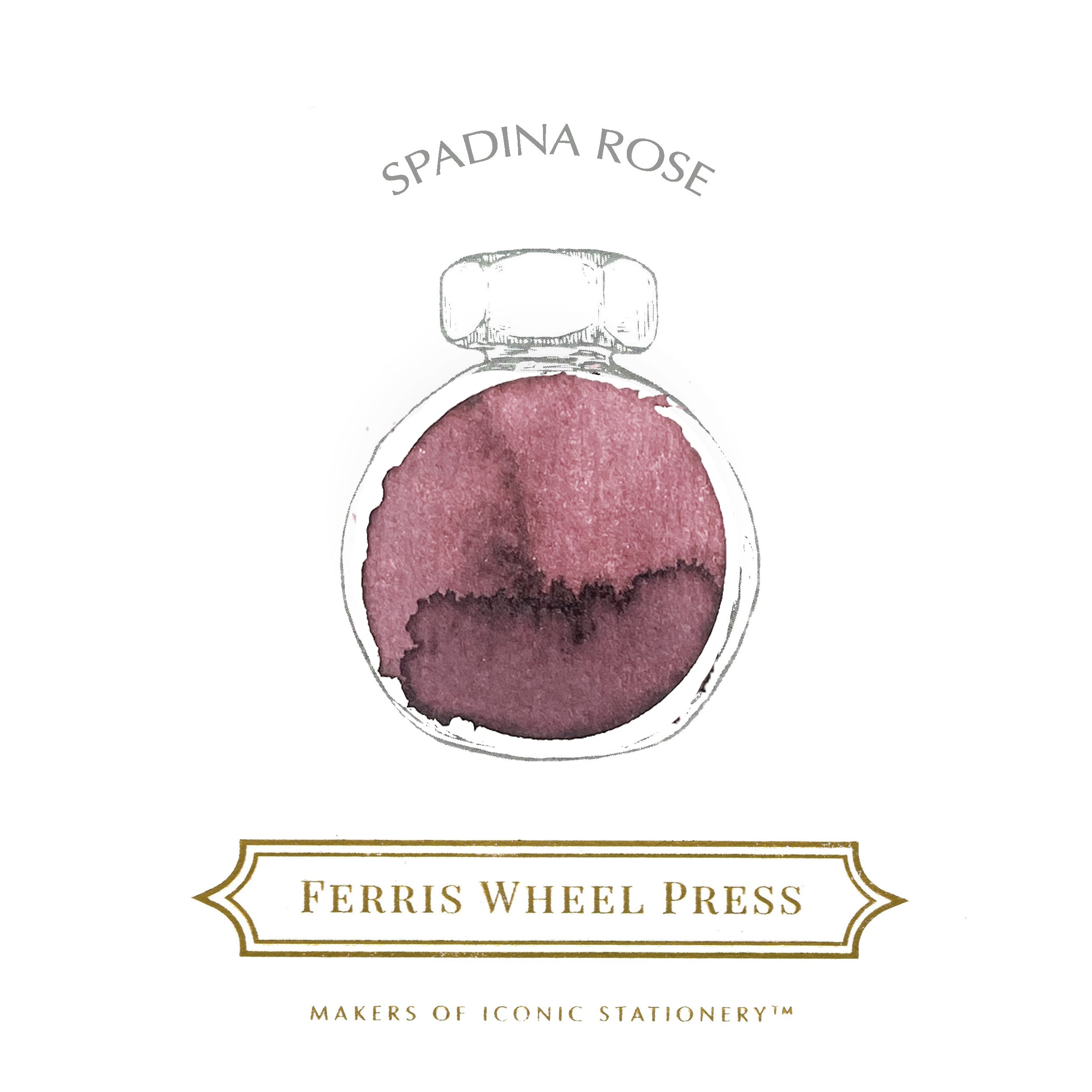 FERRIS WHEEL PRESS Fountain Pen Ink 38ml Spadina Rose Default Title