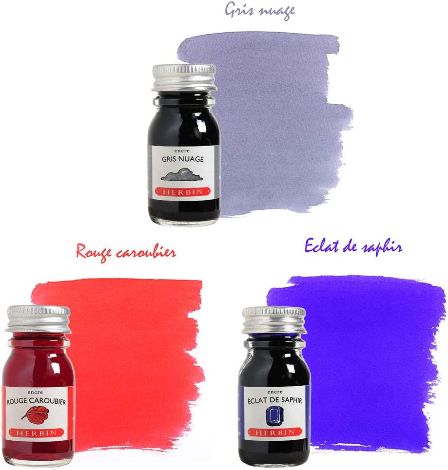 JACQUES HERBIN Traditional Wooden Set-Essays To Nib Hold