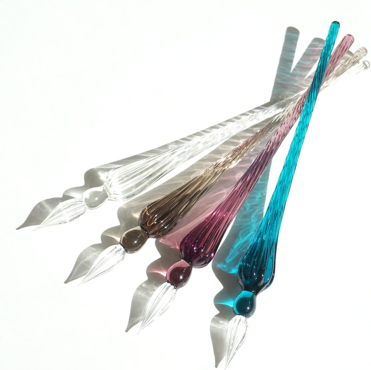 JACQUES HERBIN Round Glass Pen 18cm Black Default Title