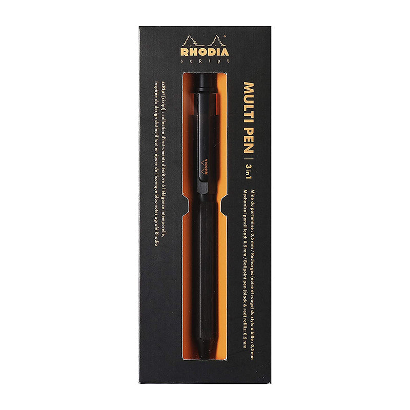 RHODIA scRipt Multi Pen 3-in-1 Black Default Title