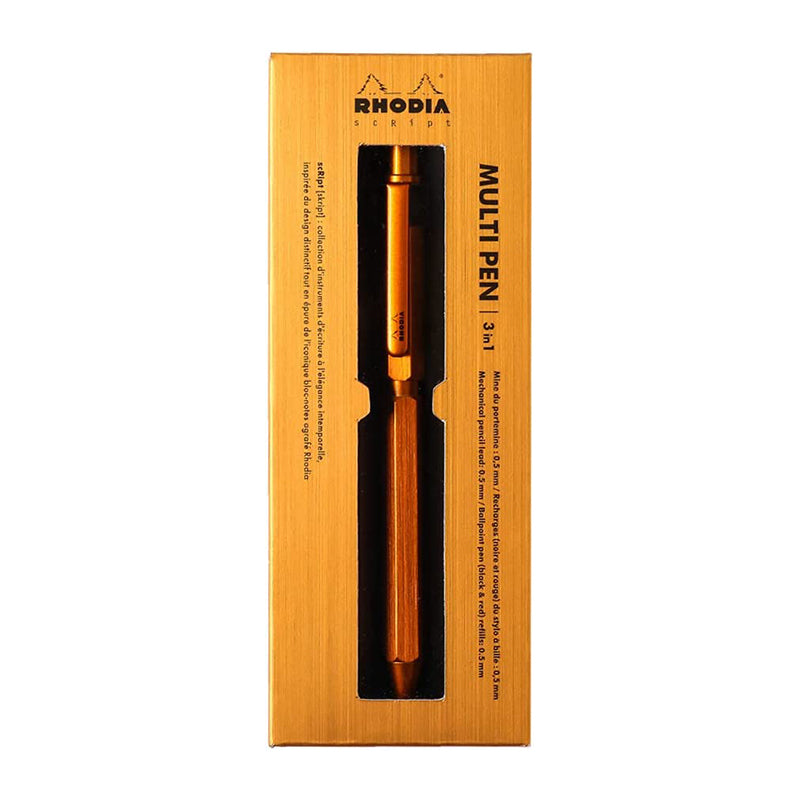 RHODIA scRipt Multi Pen 3-in-1 Orange Default Title