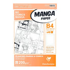 CLAIREFONTAINE Manga Bleedproof Layout Pad B4 200g 40s 6Square