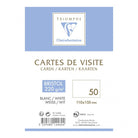 CLAIREFONTAINE Triomphe Bristol Card 110x155mm 220g 50s