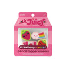 OOLY Lil' Juicy Scented Topper Eraser-Strawberry 1227908