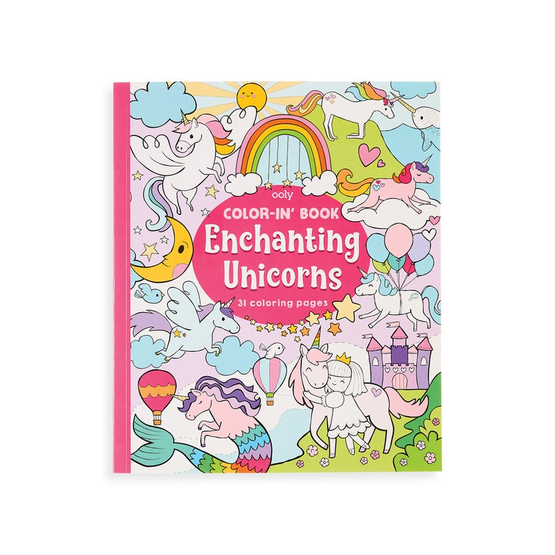 OOLY Color-in Book-Enchanting Unicorns 1227912