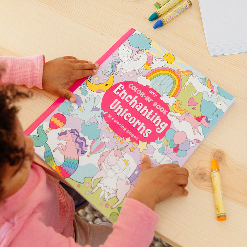 OOLY Color-in Book-Enchanting Unicorns 1227912