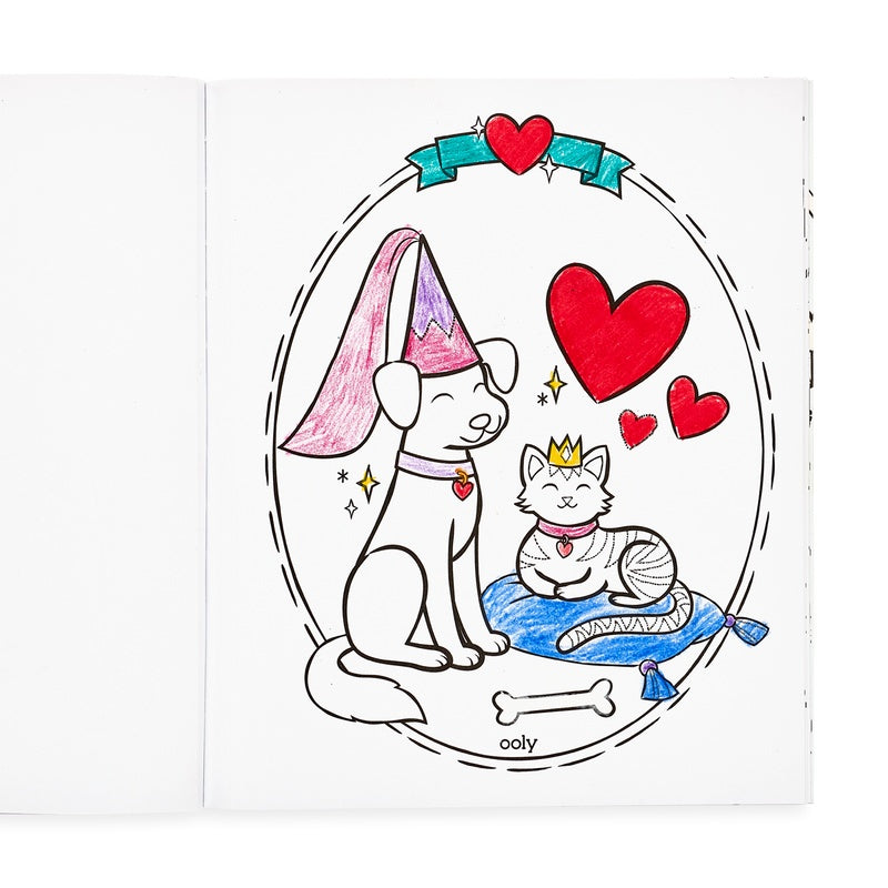 OOLY Color-in Book-Princesses & Fairies 1227913