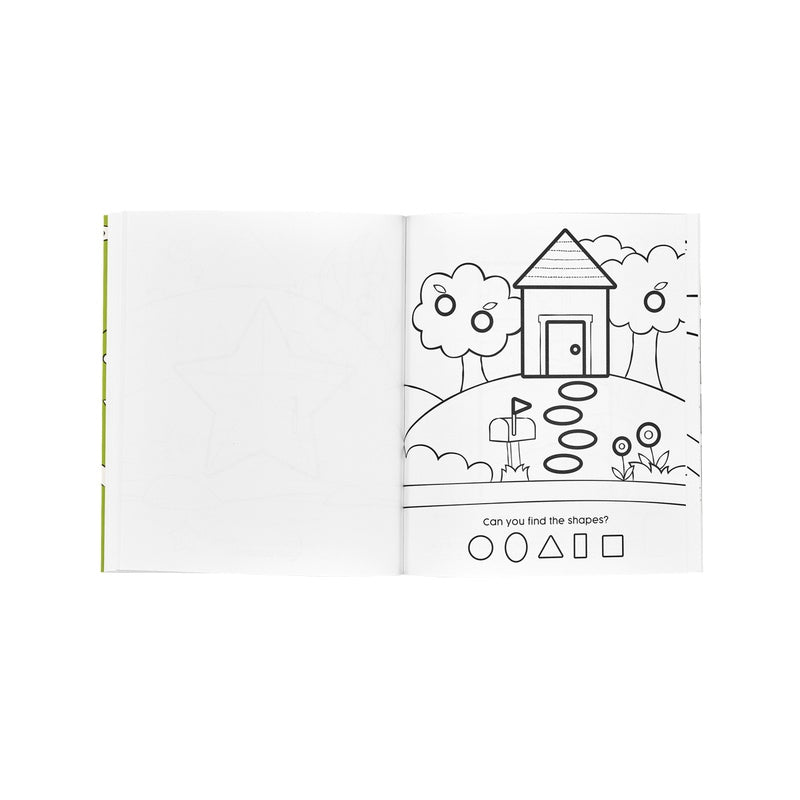 OOLY Toddler Colouring Book-123 Shapes & Numbers 1227915