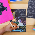 OOLY Scratch & Scribble Art Kit-Princess Garden 1227930