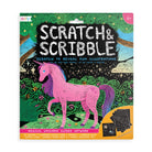 OOLY Scratch & Scribble Art Kit-Magical Unicorns 1227931
