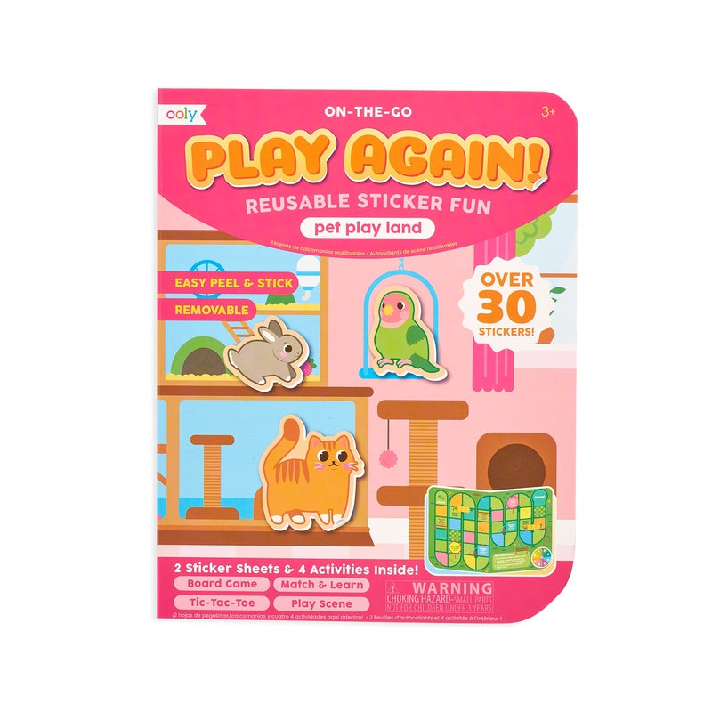 OOLY Play Again! Mini Activity Kit-Pet Play Land 1227942