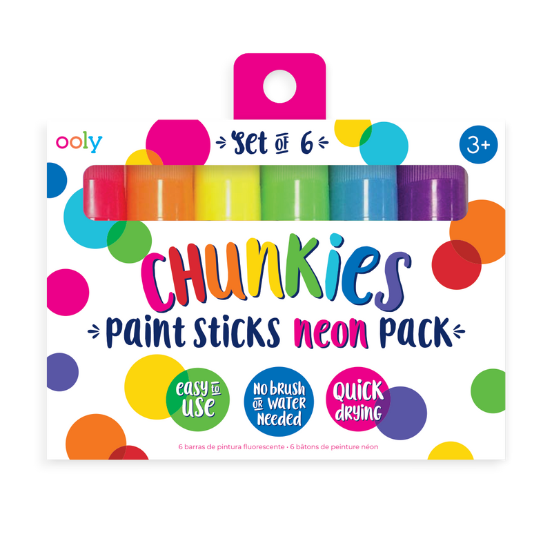 OOLY Chunkies Paint Sticks 6s Neon 1227948