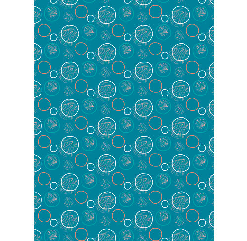 DECOPATCH Paper:Blue 858 Bubbles