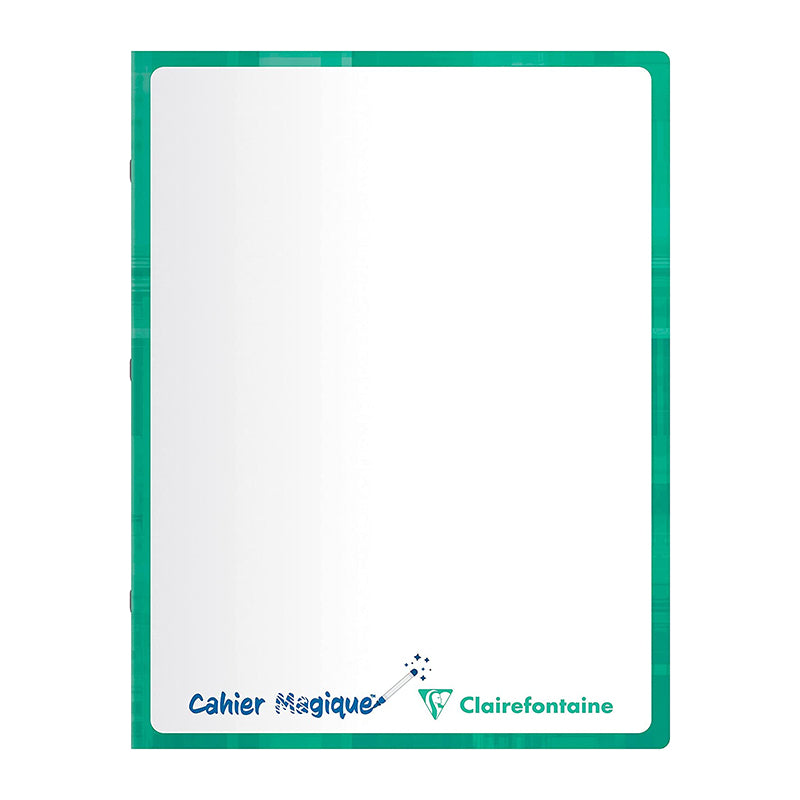 CLAIREFONTAINE Whiteboard Notebook 17x22cm 24sh 10x10 Sq+M Default Title
