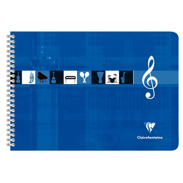 CLAIREFONTAINE Wbound Music Book L A4 21x29.7cm 25sh Default Title