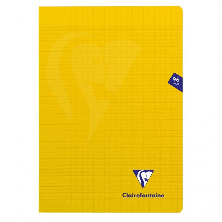 CLAIREFONTAINE Mimesys PP Notebook 17x22cm 96s Seyes Yellow Default Title