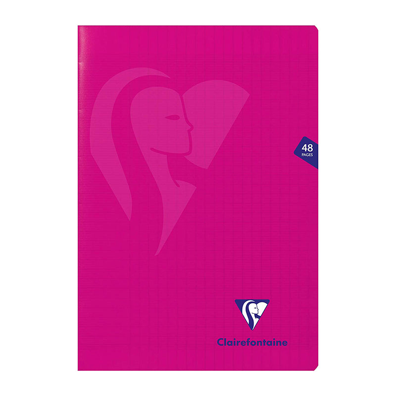 CLAIREFONTAINE Mimesys PP Notebook A4 96s Seyes Pink Default Title