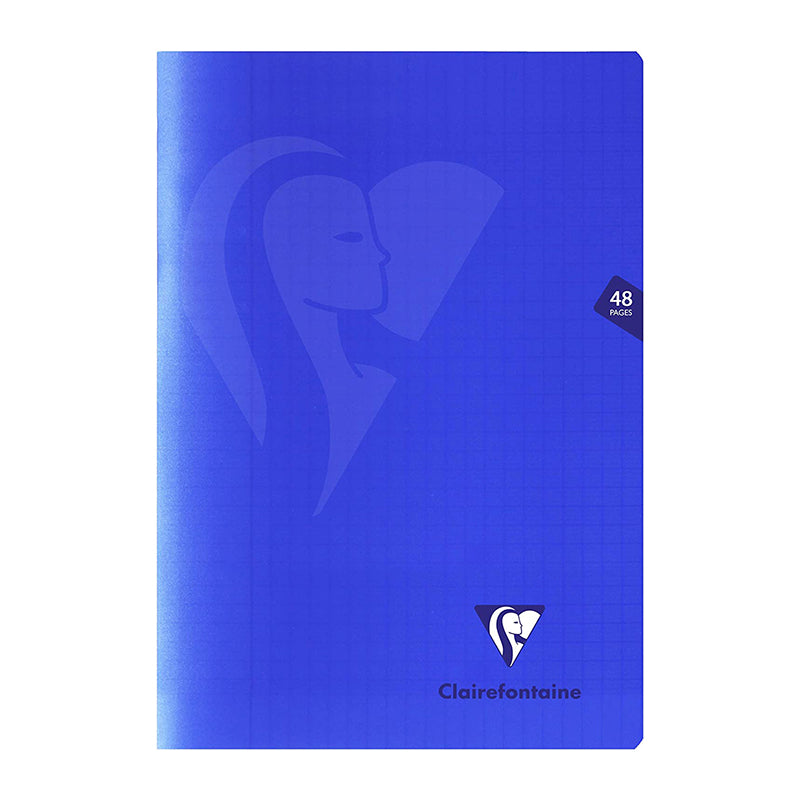 CLAIREFONTAINE Mimesys PP Notebook A4 96s Seyes Navy Blue Default Title