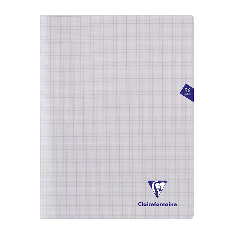 CLAIREFONTAINE Mimesys PP Notebook 24x32cm 96s 5x5 Sq White Default Title