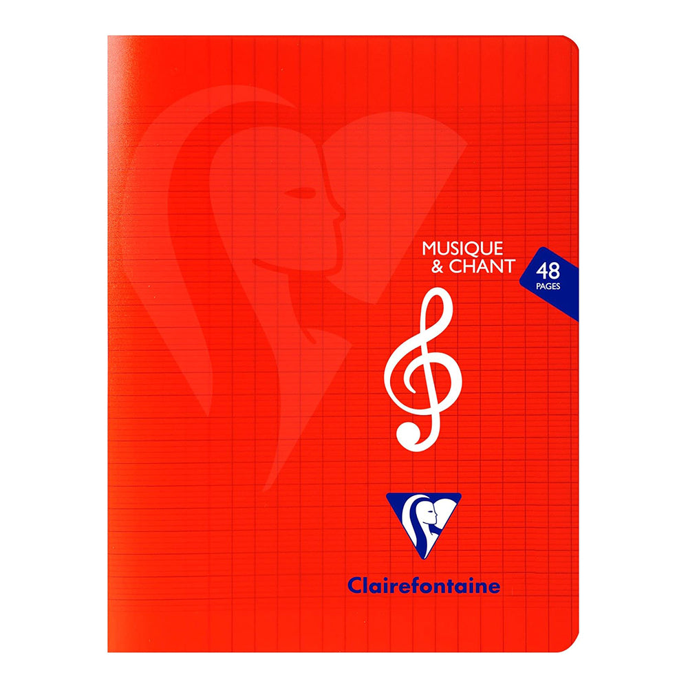 CLAIREFONTAINE Mimesys PP Music & Song Book 17x22cm 48s Assorted