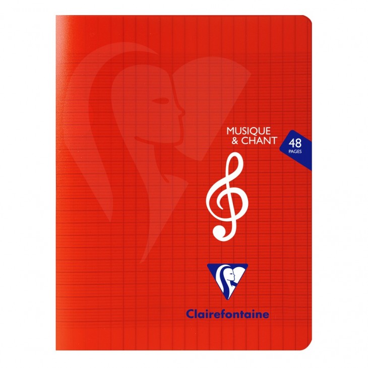 CF Mimesys PP Music & Song Book 17x22cm 48s Red