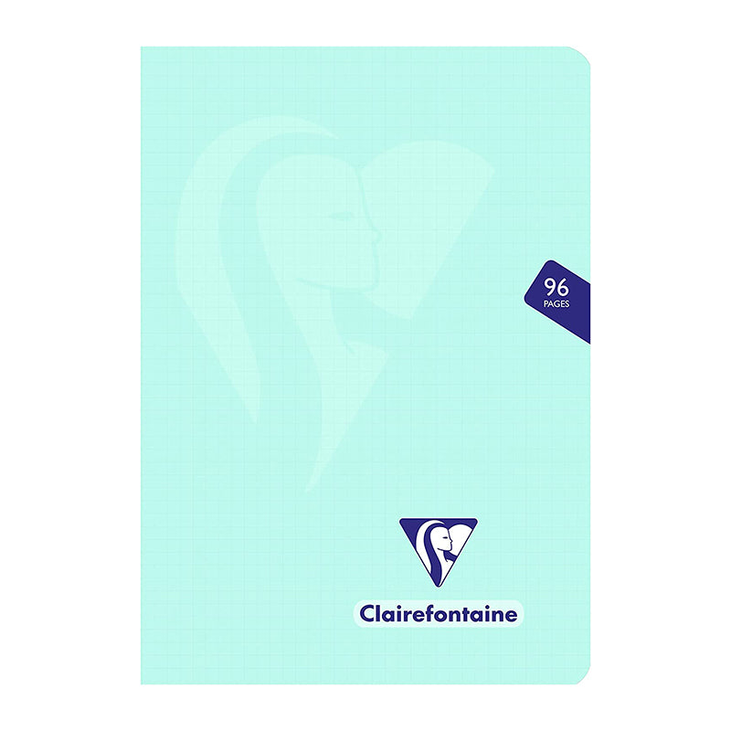 CLAIREFONTAINE Mimesys PP Pastel Notebook A5 96s 5x5 Sq Mint Default Title
