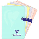 CLAIREFONTAINE Mimesys PP Pastel Notebook A5 96s 5x5 Sq Coral Default Title
