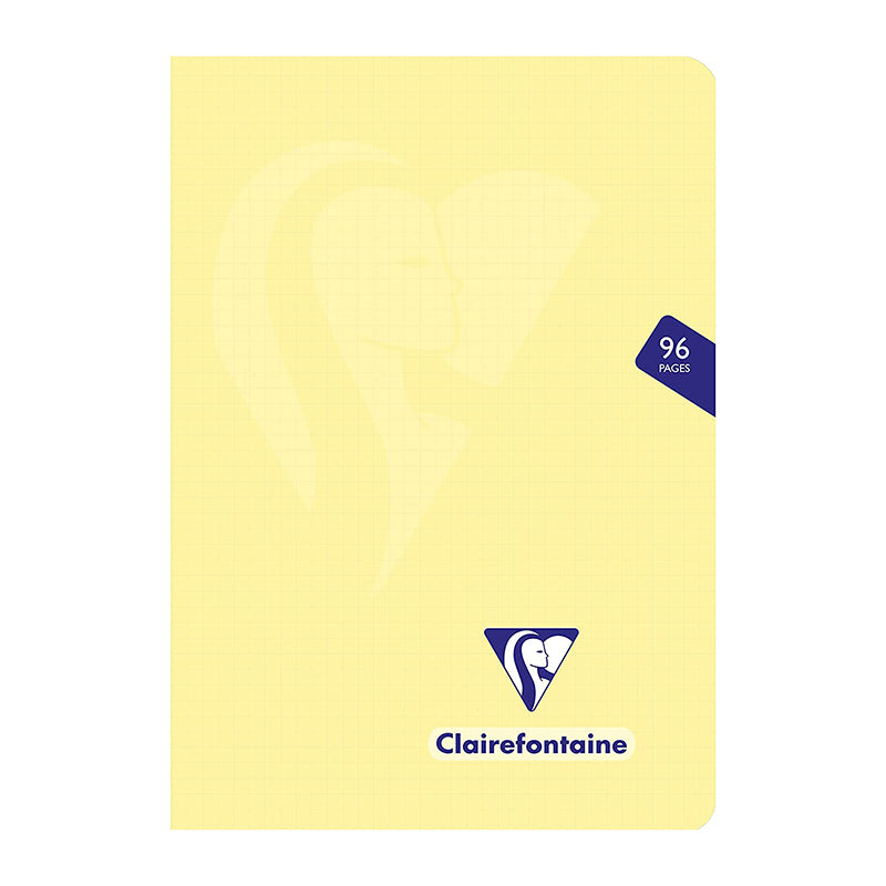 CLAIREFONTAINE Mimesys PP Pastel Notebook A5 96s 5x5 Sq Butter Default Title