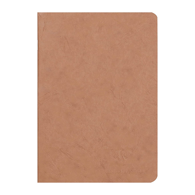 CLAIREFONTAINE Age Bag Stapled Notebook A5 96s Lined Tobacco Default Title