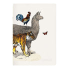 CLAIREFONTAINE Animalis Stapled Notebook A5 48s Lined Llama