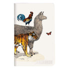 CLAIREFONTAINE Animalis Stapled Notebook 7.5x12cm 48s Plain Llama