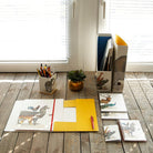 CLAIREFONTAINE Animalis Stapled Notebook 7.5x12cm 48s Plain Llama