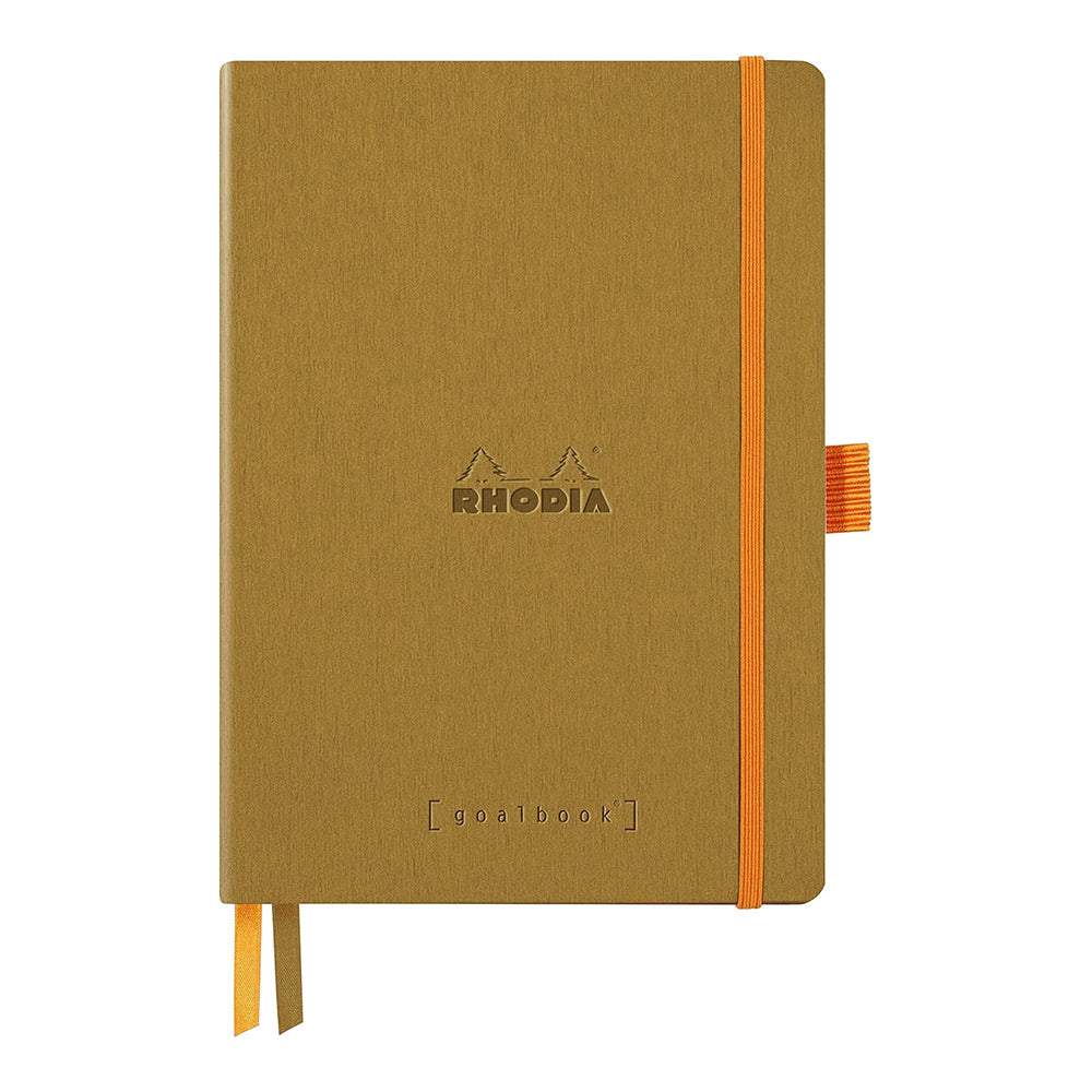 RHODIArama Goalbook A5 Ivory Dot Soft Gold