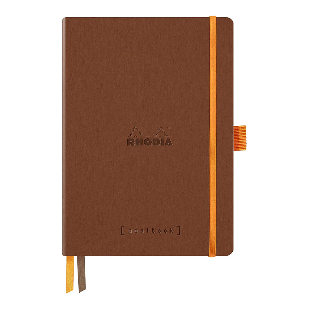 RHODIArama Goalbook A5 Ivory Dot Soft Copper