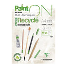 CLAIREFONTAINE Paint ON Pad A4 250g Recycled 30s
