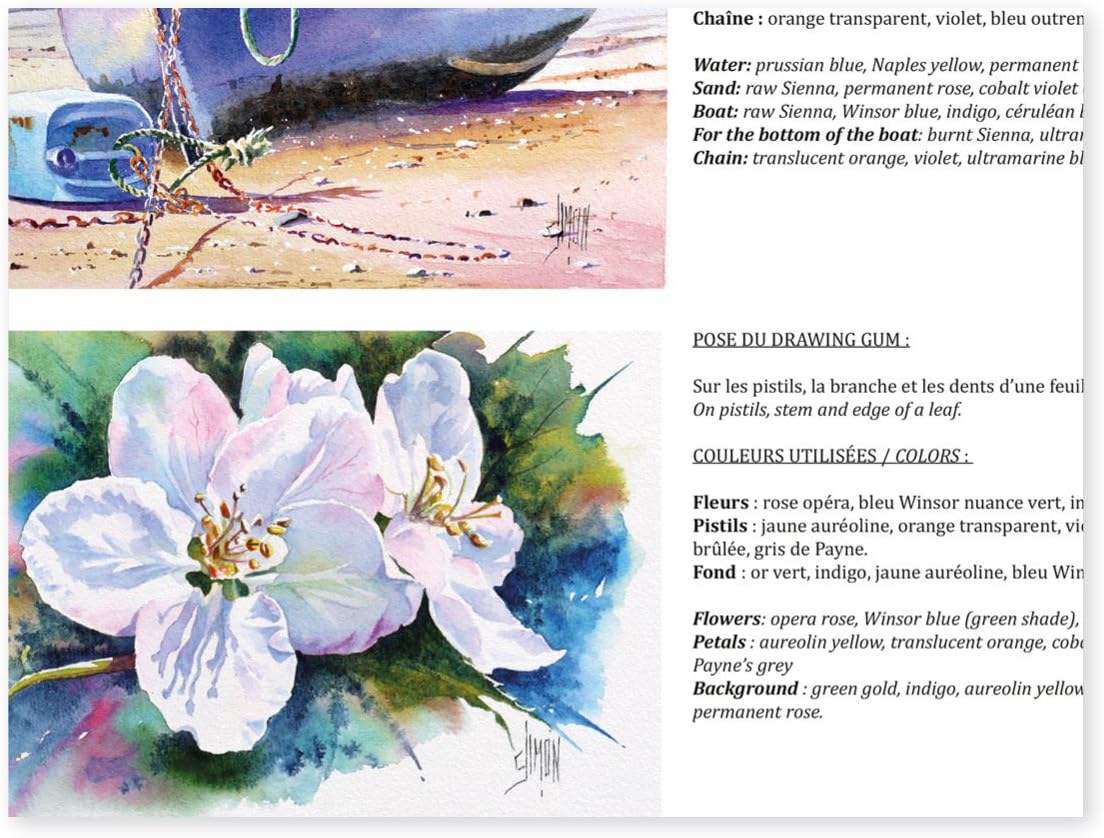 CLAIREFONTAINE Learning Pad No.3 Watercolour 21x21cm 300g