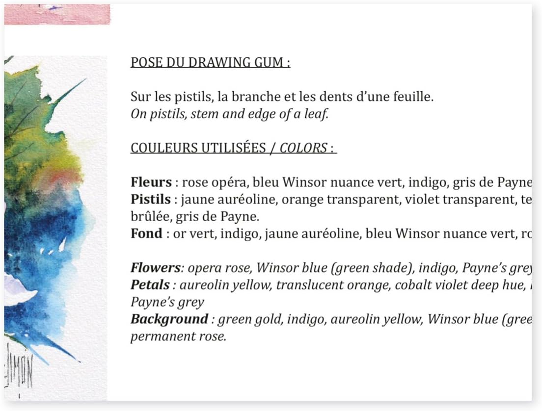 CLAIREFONTAINE Learning Pad No.3 Watercolour 21x21cm 300g