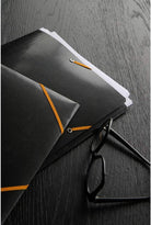 RHODIA 3-Flap Elasticated Folder 24x19cm Black