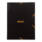 RHODIA 3-Flap Elasticated Folder 24x32cm Black