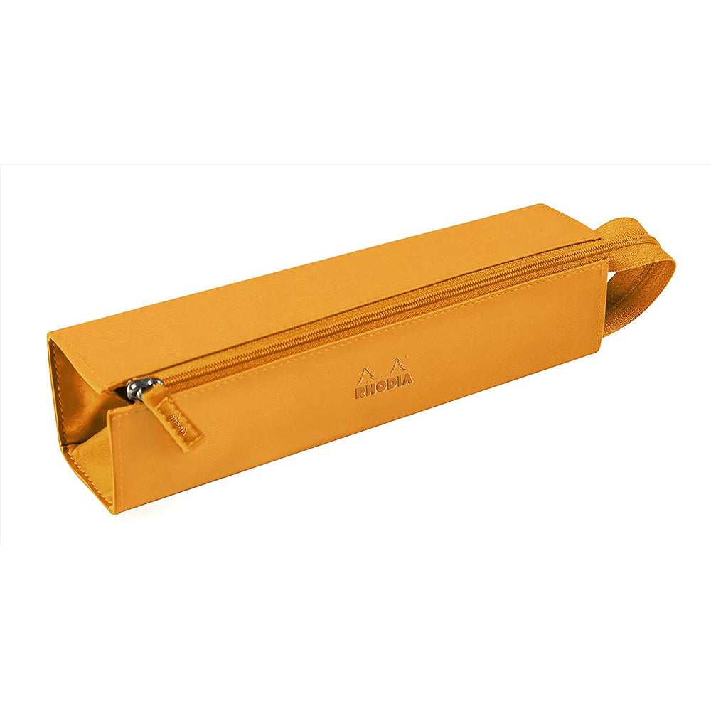 RHODIArama Zippered Hard Pencase 23x5x5cm Orange