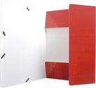 CLAIREFONTAINE Elastic Folder 3 Carton Flaps 24x32cm Red