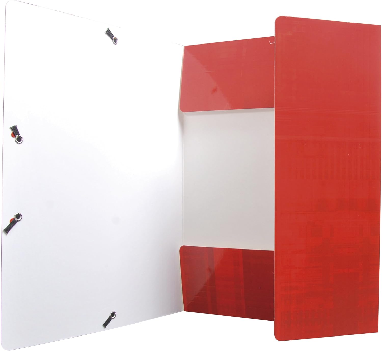 CLAIREFONTAINE Elastic Folder 3 Carton Flaps 24x32cm Red