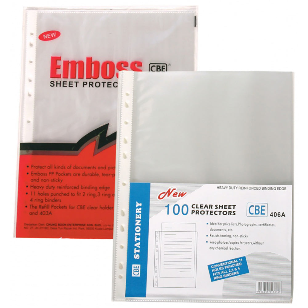 CBE Sheet Protector 406A A4 50s