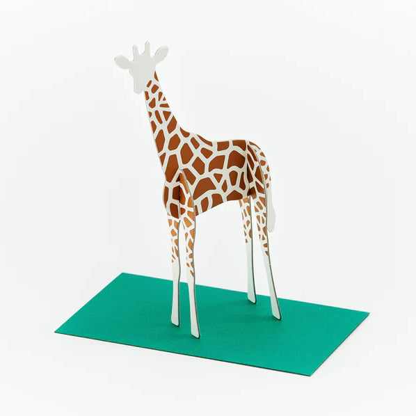 GOOD MORNING Standing Message Card Post Giraffe Default Title