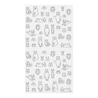 MIDORI Sticker 2590 Chat Forest Animals