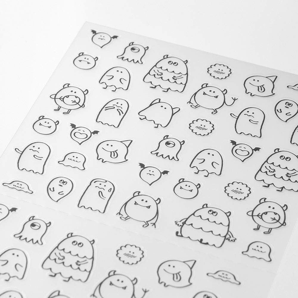 MIDORI Sticker 2591 Chat Monsters