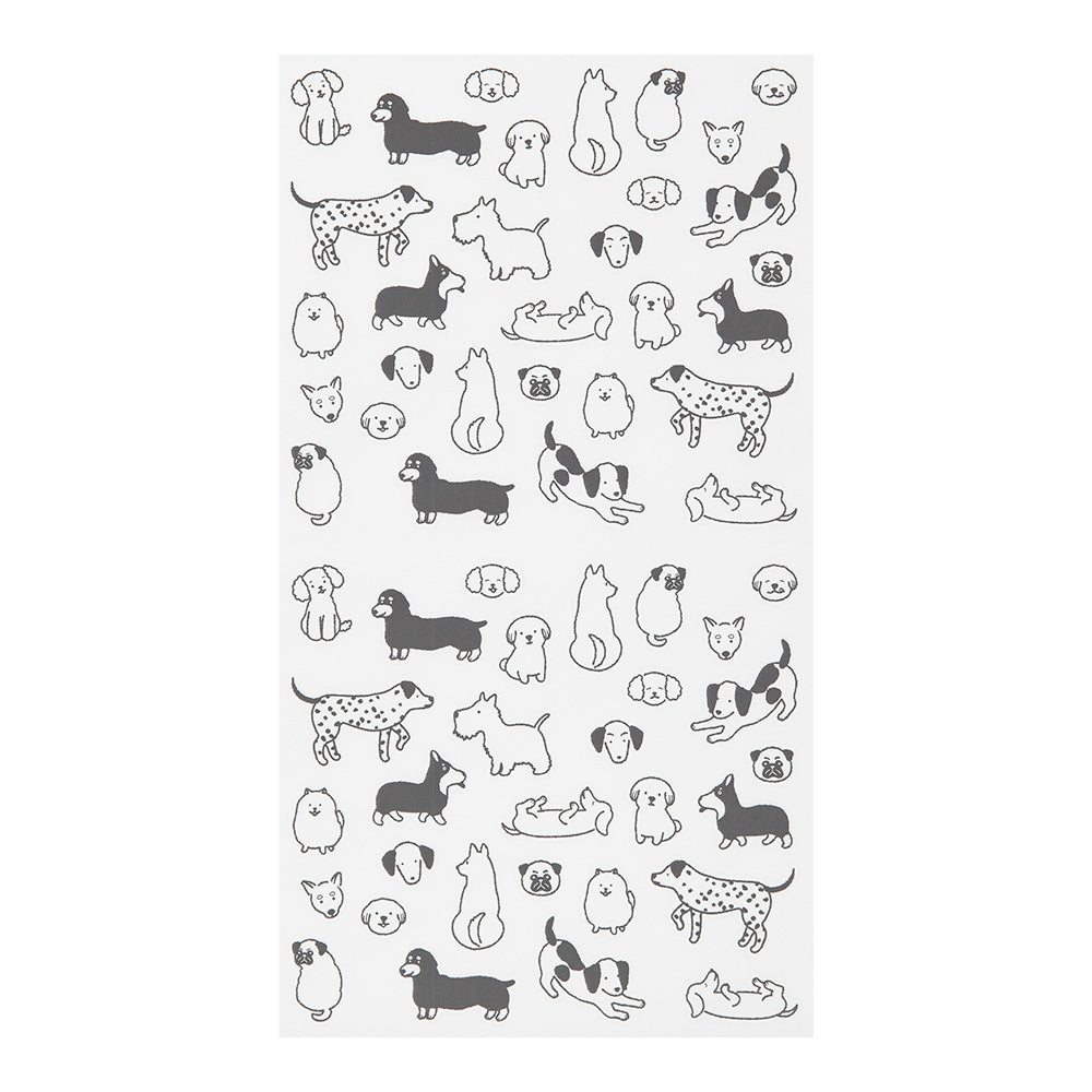 MIDORI Sticker 2592 Chat Dogs