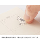 MIDORI Sticker 2593 Chat Birds